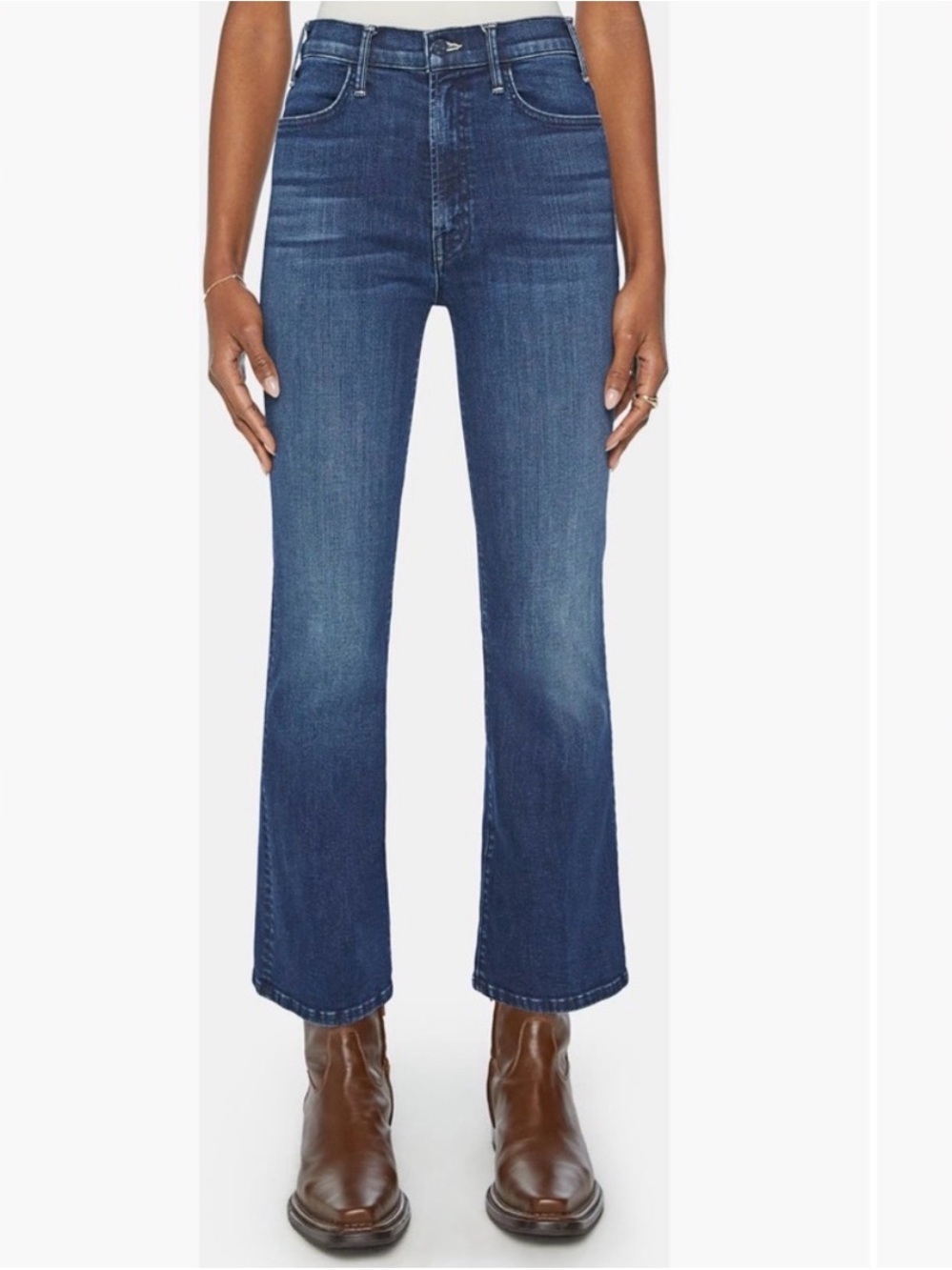 MOTHER Denim The Hustler Ankle in Heirloom.